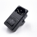 IEC JR-101-2FRS-02 AC power Product keyword socket 3 in1 socket with switch and insuance